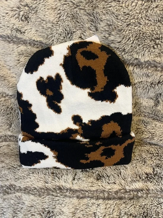 Carhartt Beanie Hat - Black White Brown - Picture 2 of 2